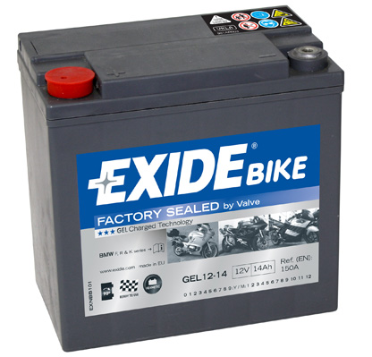 starterio akumuliatorius - GEL12-14 EXIDE